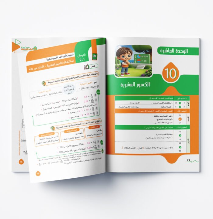 ⁦الرياضيات الصف الرابع الابتدائي⁩ - الصورة ⁦2⁩